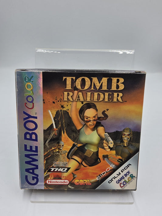 Nintendo Game Boy Color Tomb Raider mit OVP und Anleitung EUR