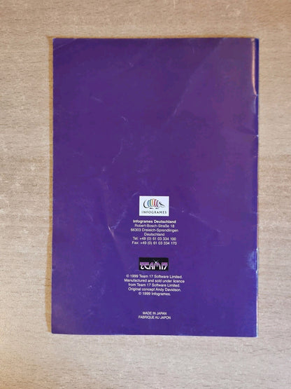 N64 Nintendo 64 Worms Armageddon Instruction Booklet NOE