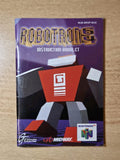 N64 Nintendo 64 Robotron 64 Spielanleitung Instruction Booklet EUR