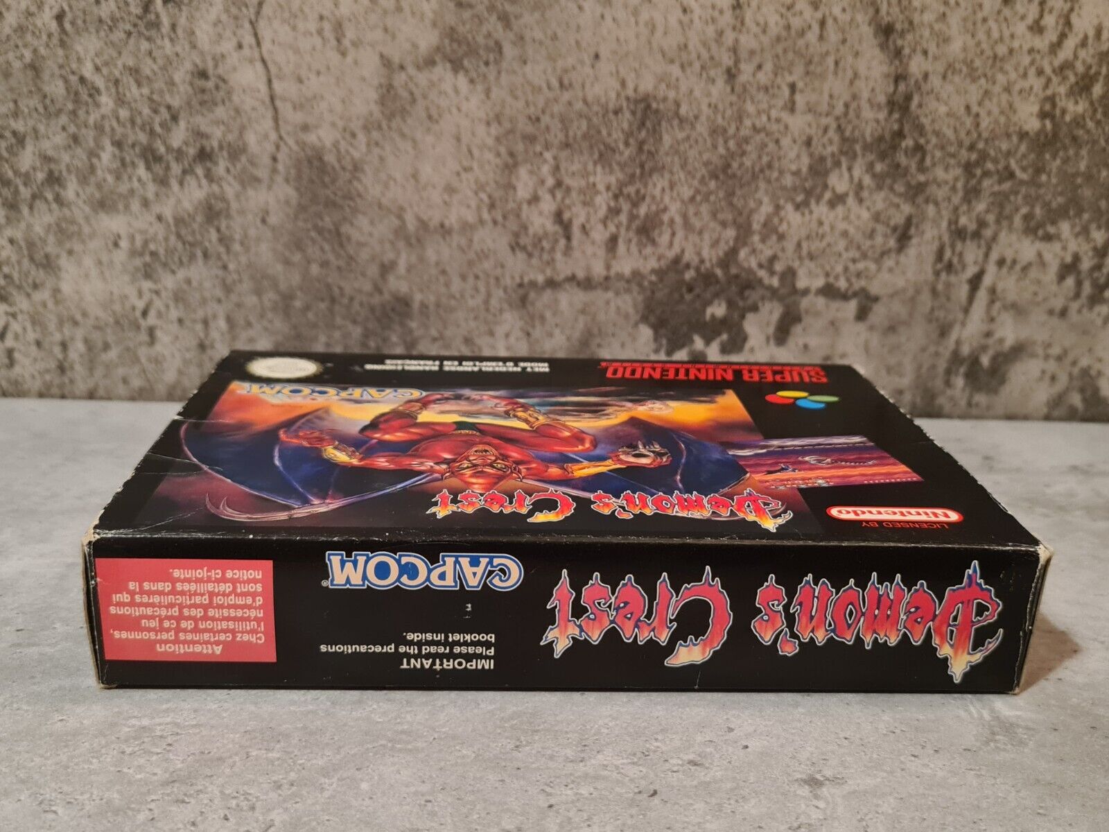 SNES Super Nintendo Demon's Crest mit OVP und Anleitung FAH - T-Retro-Games 