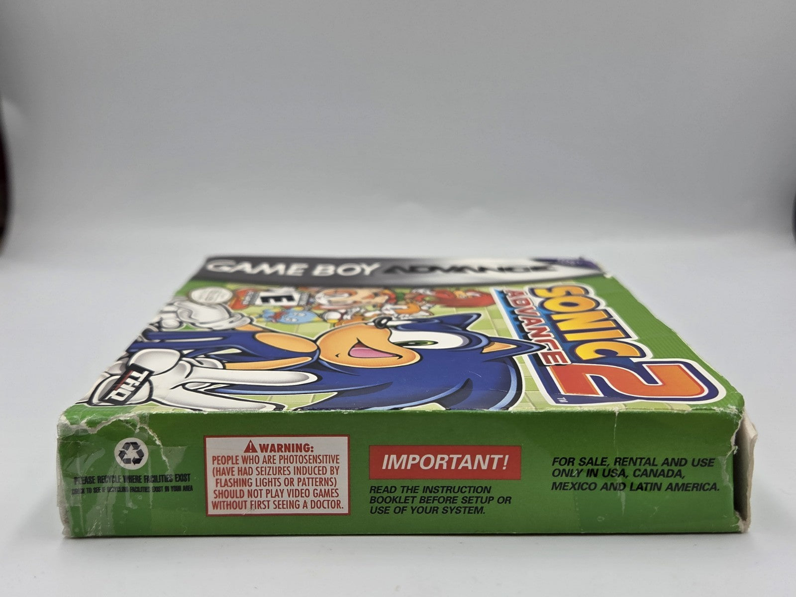 Nintendo Game Boy Advance Sonic Advance 2 mit OVP und Anleitung USA