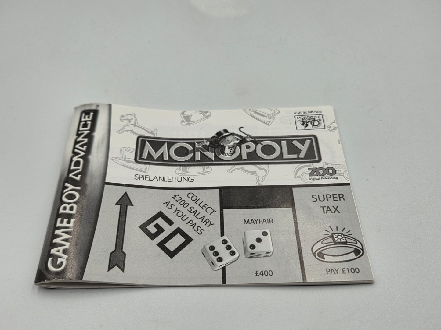 Nintendo Game Boy Advance Monopoly mit OVP und Anleitung EUR
