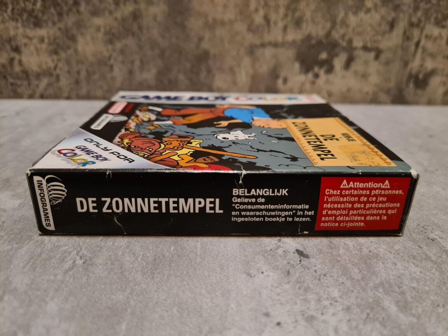 Nintendo Game Boy Color Kufije De Zonnetempel mit OVP und Anleitung FAH - T-Retro-Games 