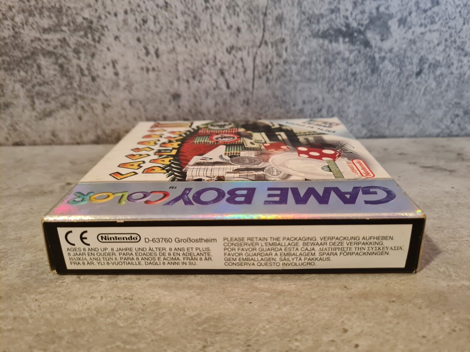 Nintendo Gameboy Color Caesars Palace II mit OVP und Anleitung EUR - T-Retro-Games 