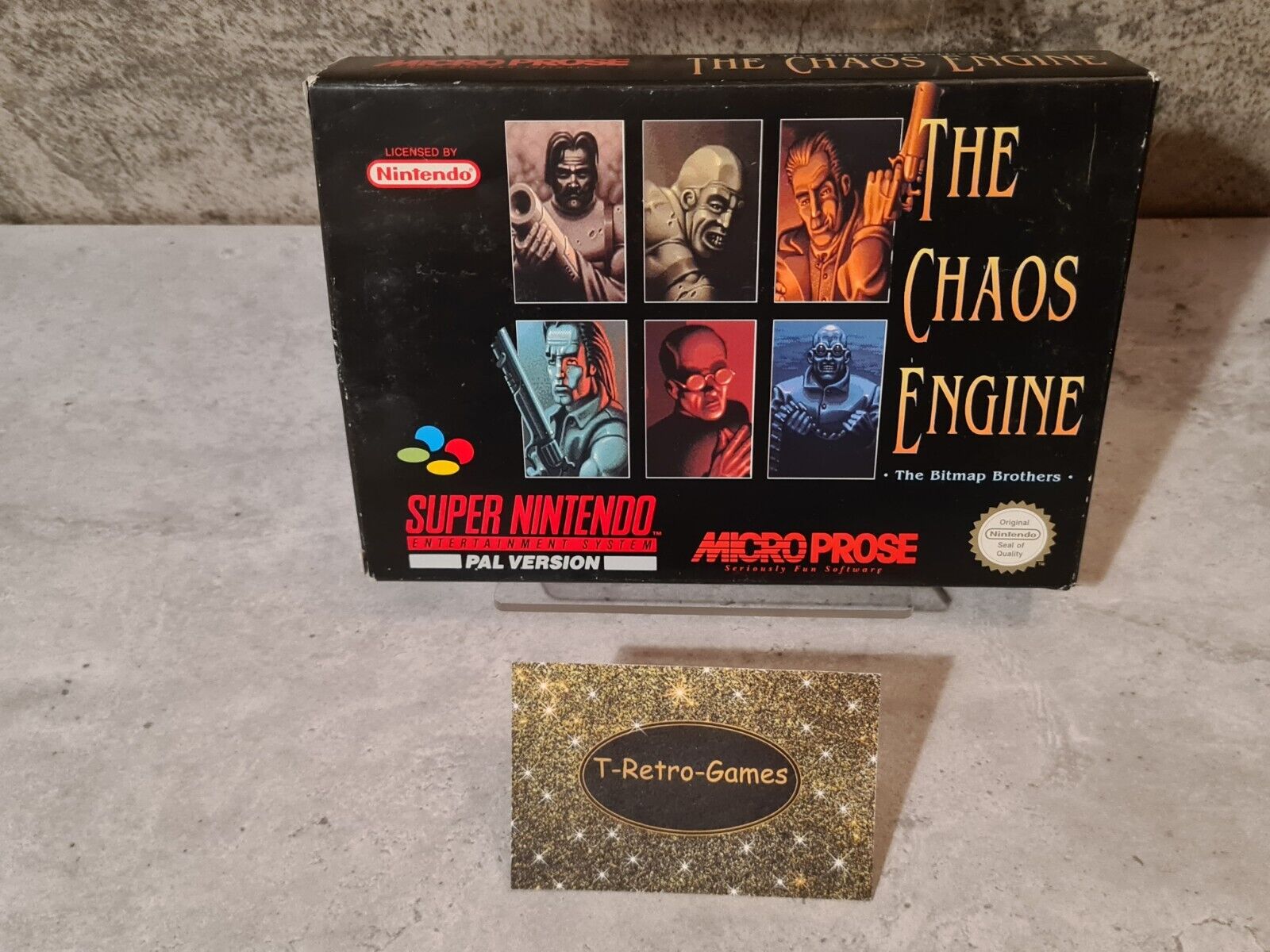 SNES Super Nintendo The Chaos Engine mit OVP und Anleitung UKV - T-Retro-Games 