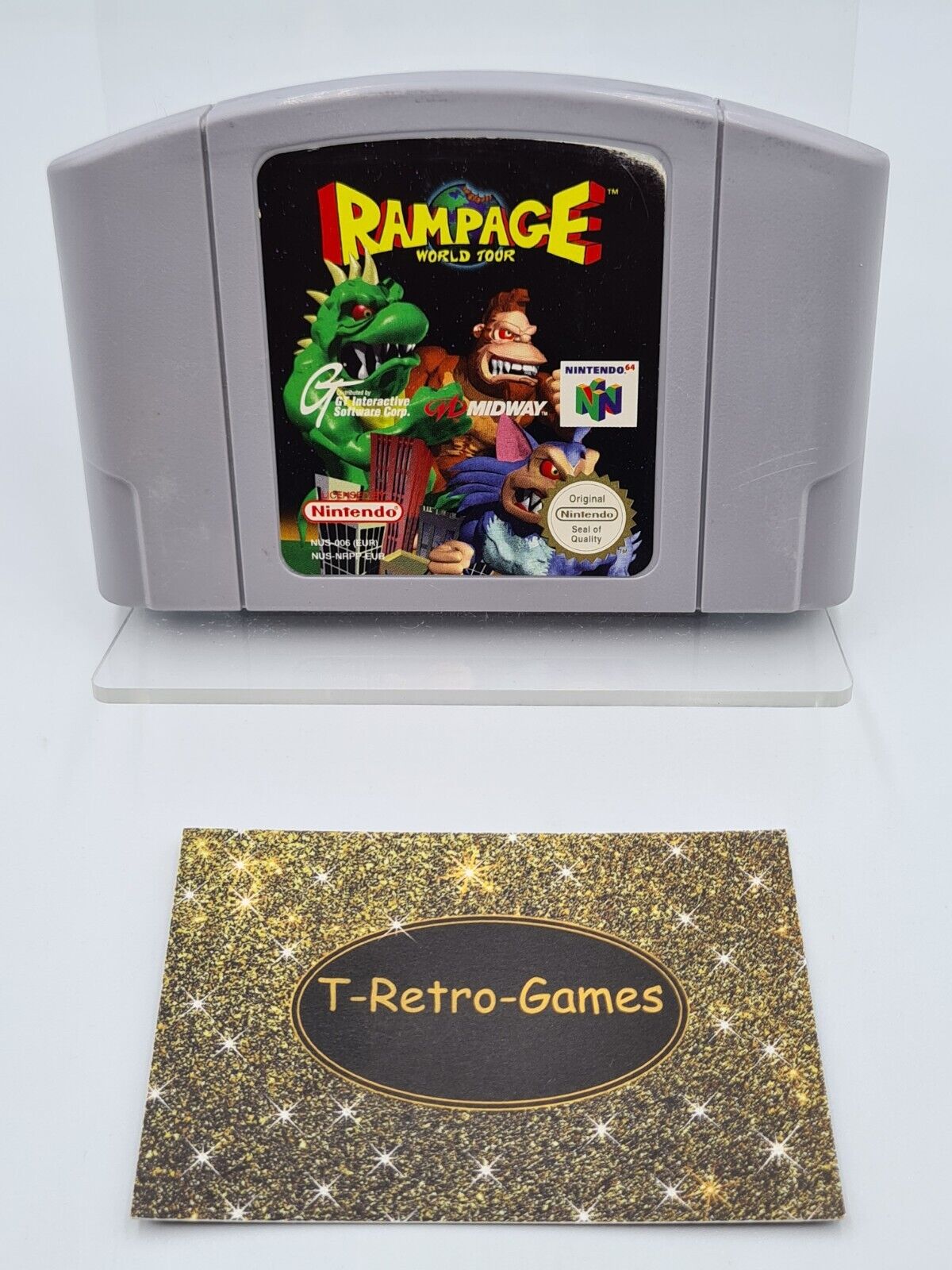 N64 Nintendo 64 Rampage World Tour Modul EUR - T-Retro-Games 