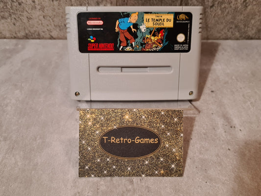 SNES Super Nintendo TinTin Le Temple Du Soleil FAH Modul