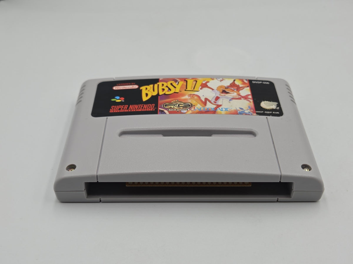 SNES Super Nintendo Spiel Bubsy II mit OVP und Anleitung EUR