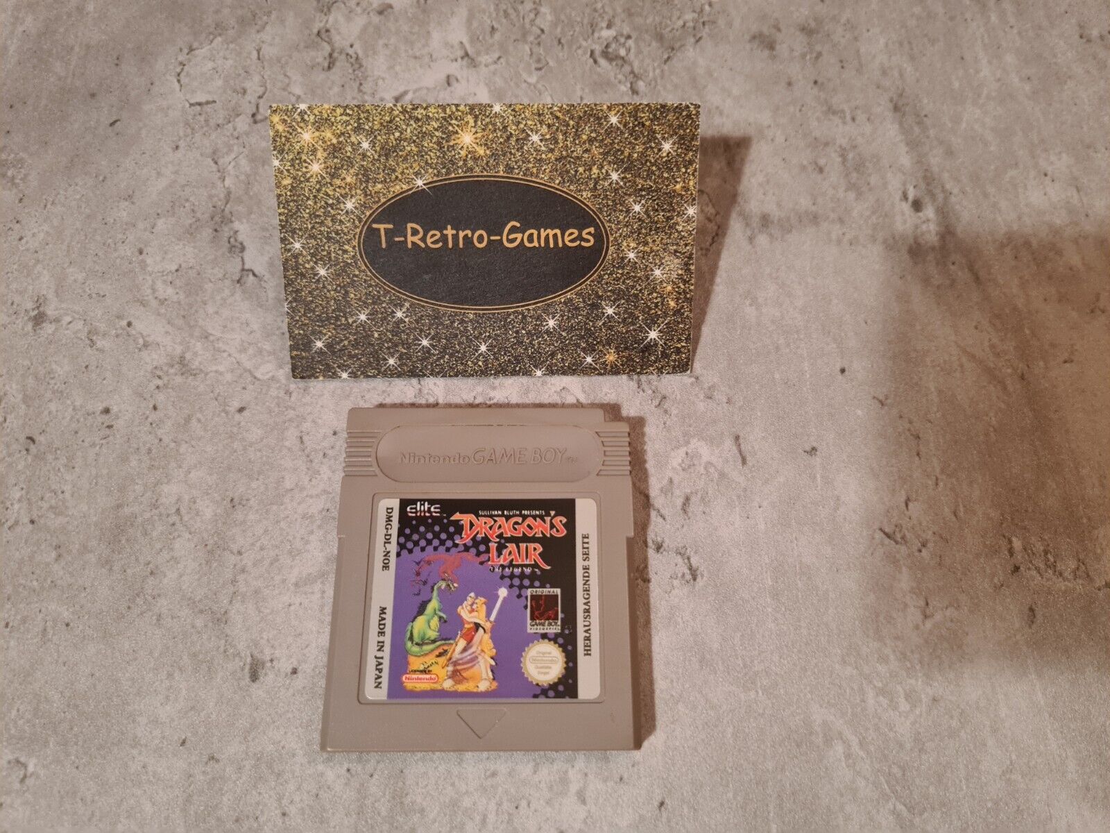Nintendo Gameboy Classic Spiel Dragon's Lair Modul NOE - T-Retro-Games 