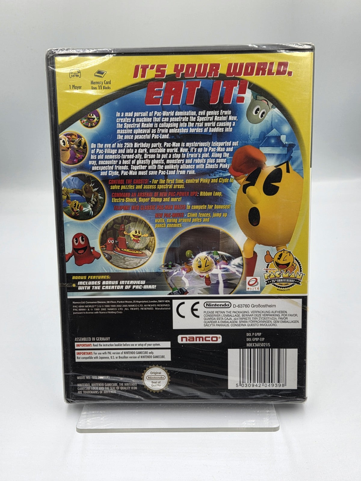 Nintendo GameCube Pac-Man World 3 Sealed Neu NEW