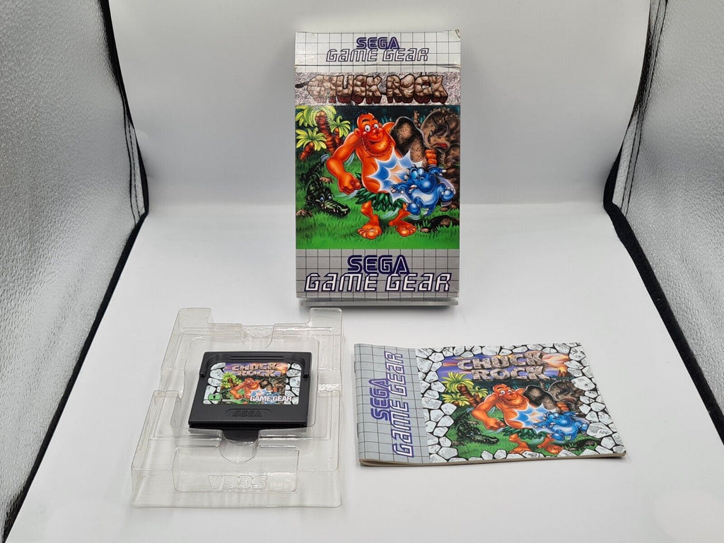 Sega Game Gear Chuck Rock mit OVP und Anleitung Multi Language - T-Retro-Games 