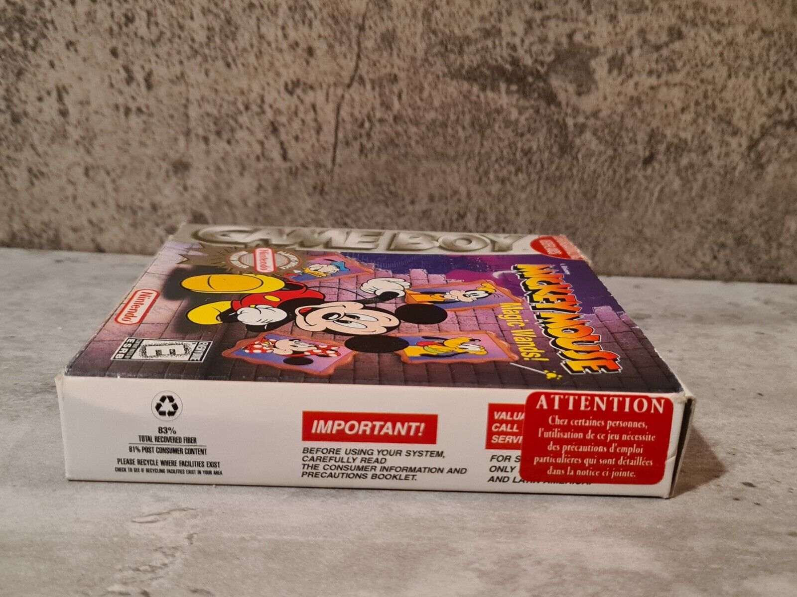 Nintendo Game Boy Classic Mickey Mouse Magic Wands! mit OVP und Anleitung USA - T-Retro-Games 
