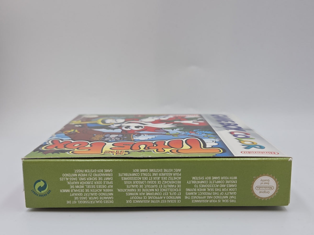 Nintendo Game Boy Color Spiel The Titus Fox mit OVP und Anleitung EUR