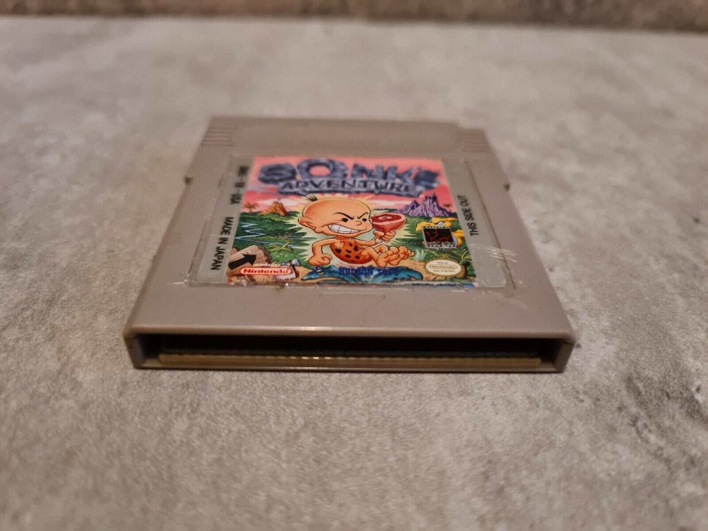 Nintendo Game Boy Classic Spiel Bonk's Adventure Modul USA - T-Retro-Games 