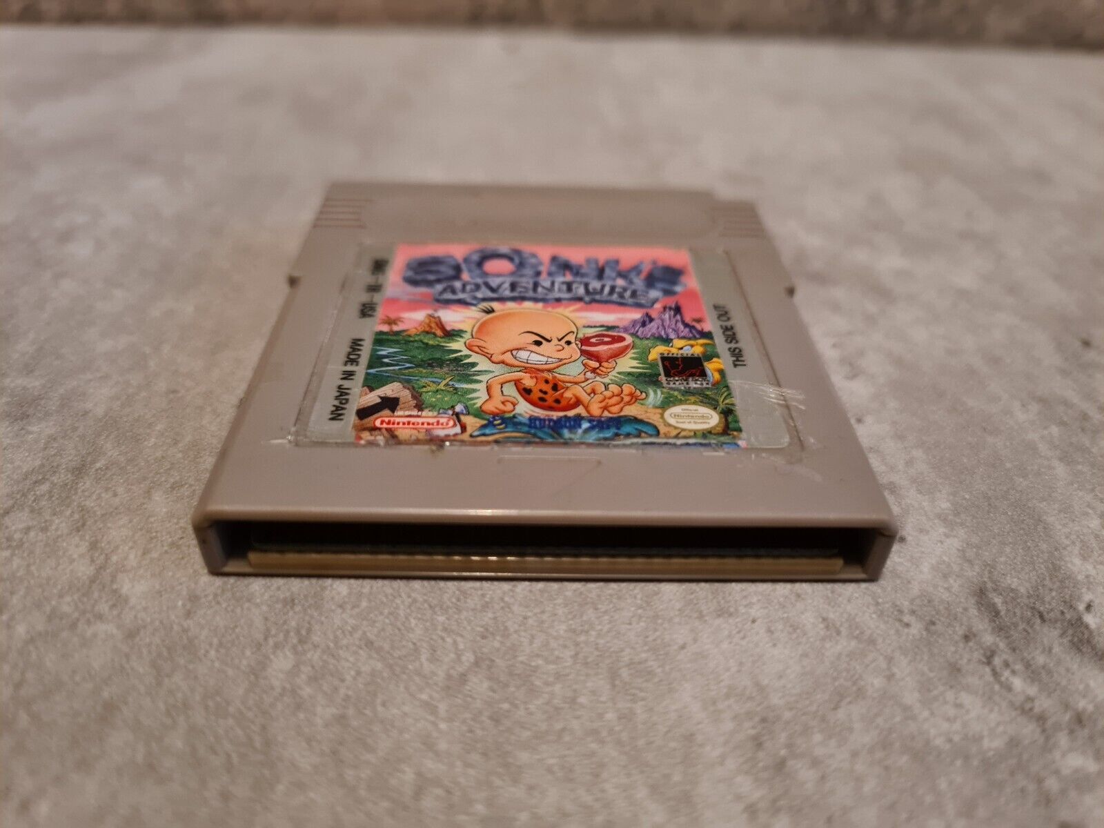 Nintendo Game Boy Classic Spiel Bonk's Adventure Modul USA - T-Retro-Games 