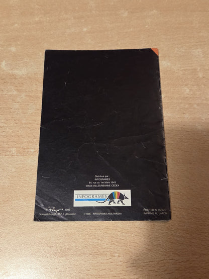 SNES Super Nintendo Schtroumpfs Autour Du Monde Instruction Booklet FAH