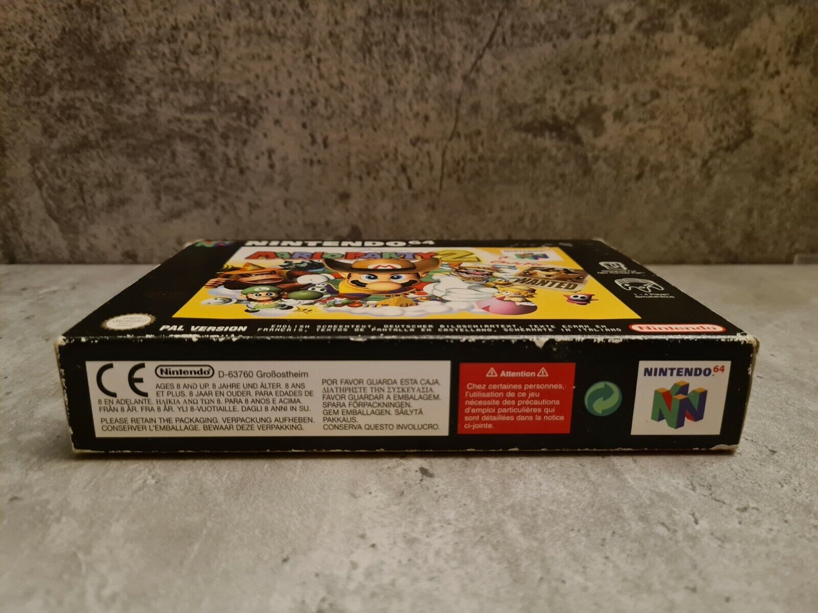 N64 Nintendo 64 Mario Party 2 mit OVP und Anleitung EUR - T-Retro-Games 
