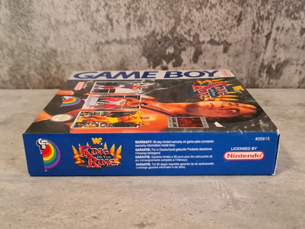 Nintendo Game Boy Classic WWF King of the Ring mit OVP und Anleitung NOE - T-Retro-Games 