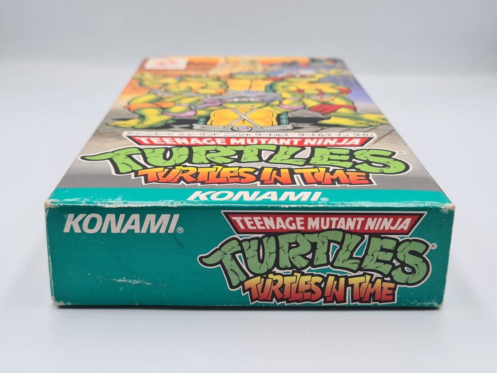 SFC Super Famicom Turtles in Time mit OVP und Anleitung Japan - T-Retro-Games 