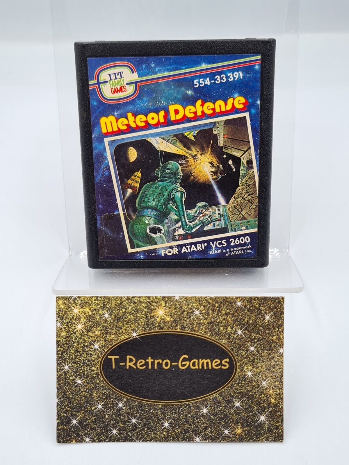 Atari 2600 Spiel Meteor Defense - T-Retro-Games 