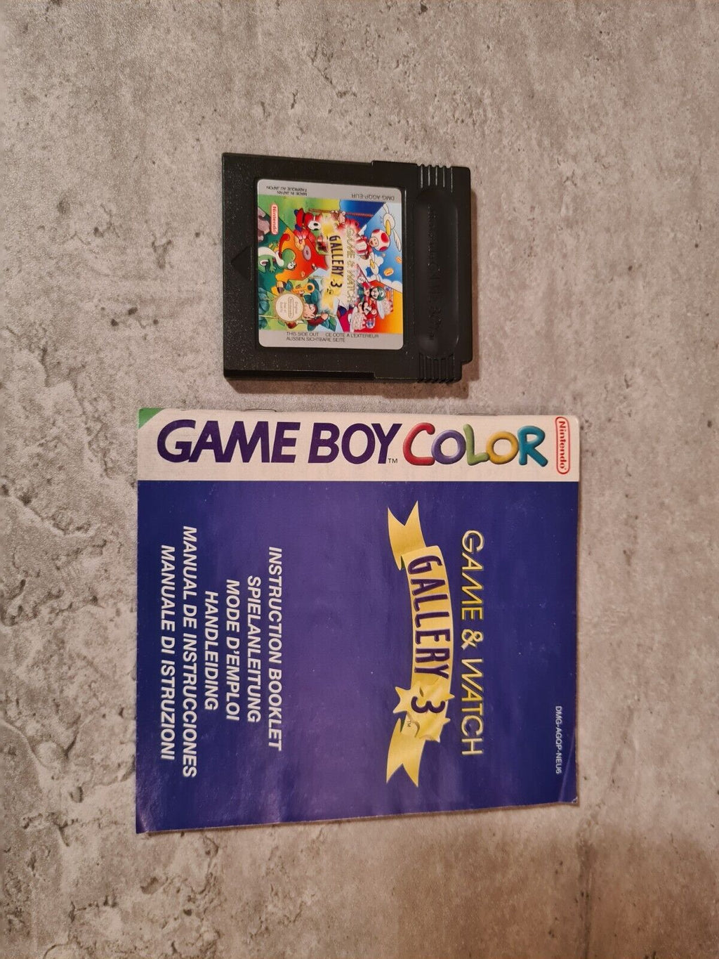 Nintendo Game Boy Color Game & Watch Gallery 3 mit OVP und Anleitung EUR - T-Retro-Games 