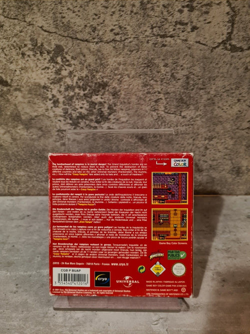 Gameboy Color Dracula Crazy Vampire mit OVP und Anleitung EUR - T-Retro-Games 