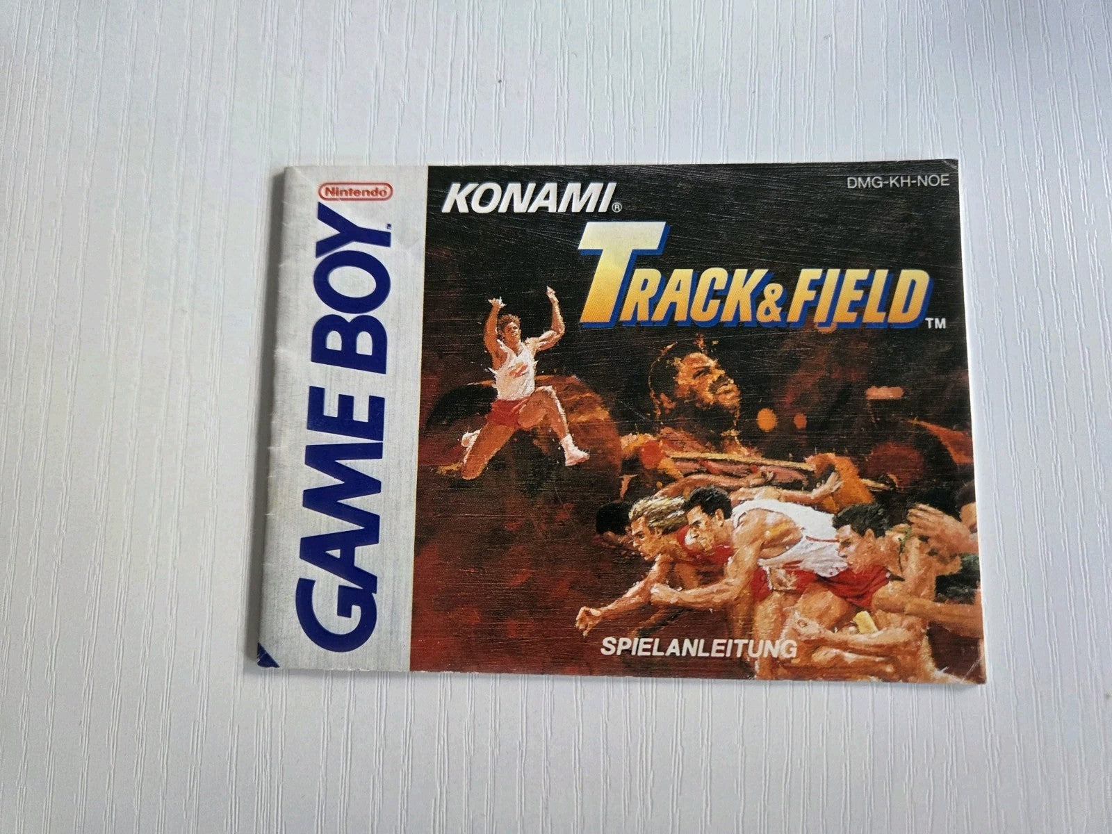 Game Boy Classic Konami Track & Field Spielanleitung Instruction Booklet NOE