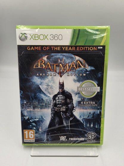 XBOX360 Spiel Batman Arkham Asylum Sealed Neu New English