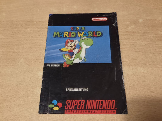SNES Super Mario World Spielanleitung Instruction Booklet NOE