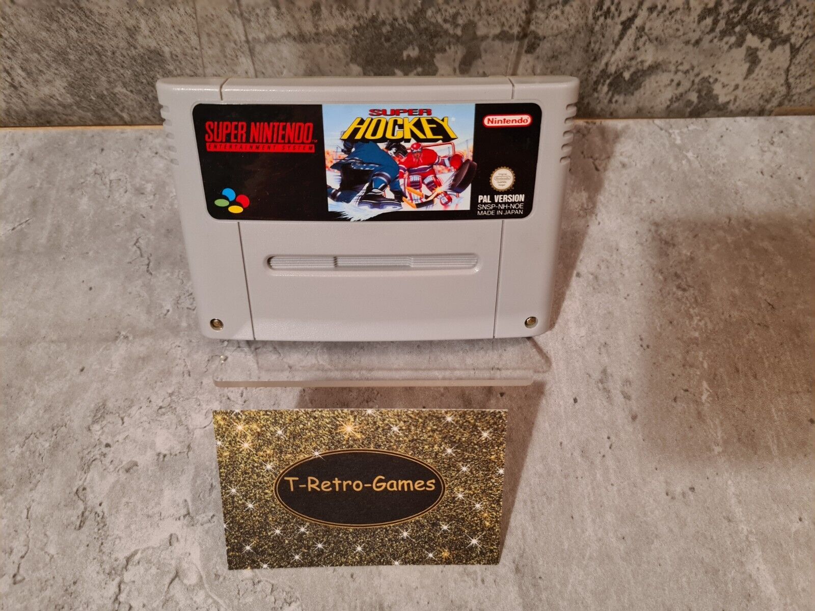 SNES Super Nintendo Super Hockey NOE Modul - T-Retro-Games 