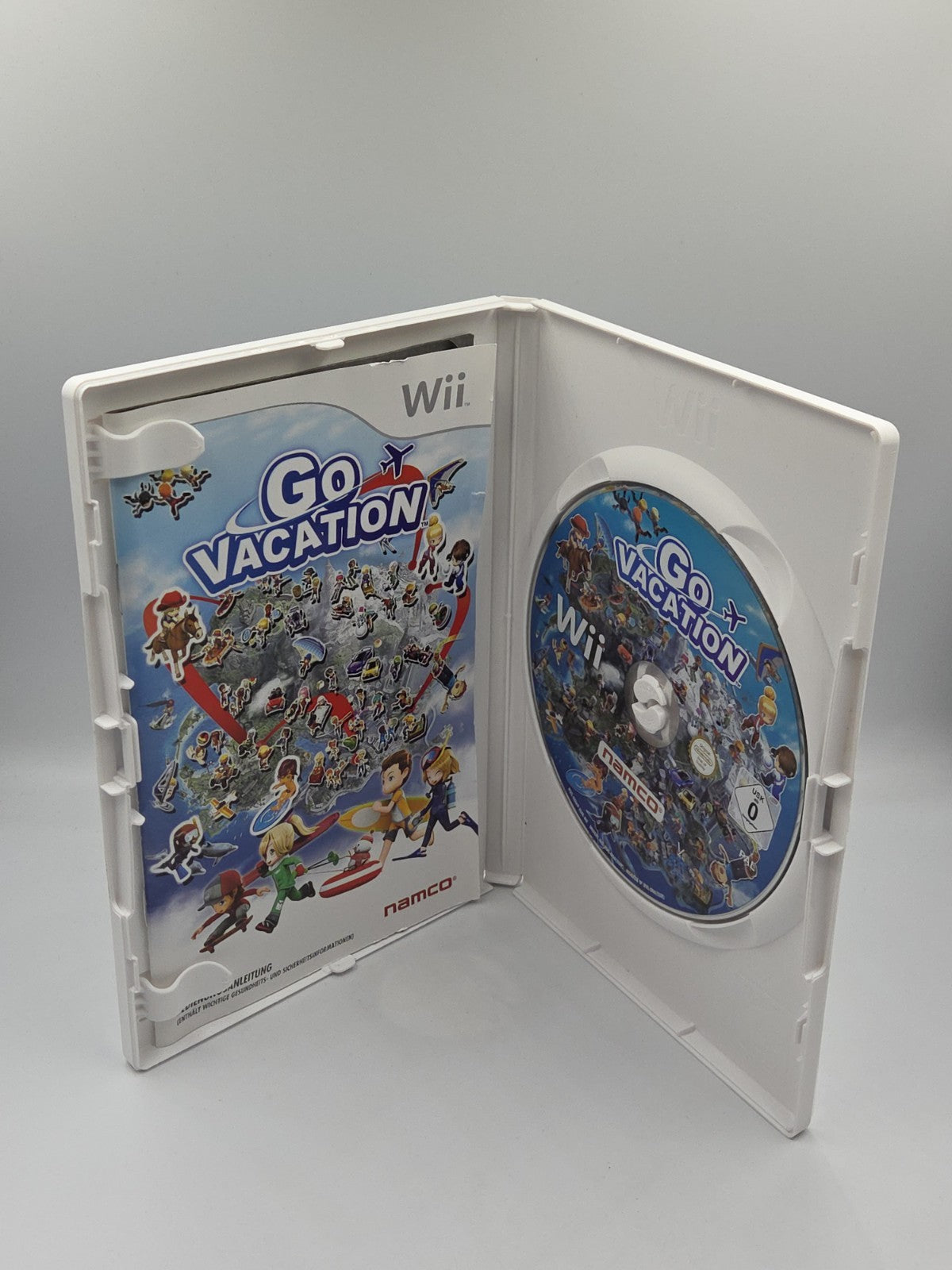 Nintendo Wii Spiel Go Vacation mit OVP und Anleitung NOE