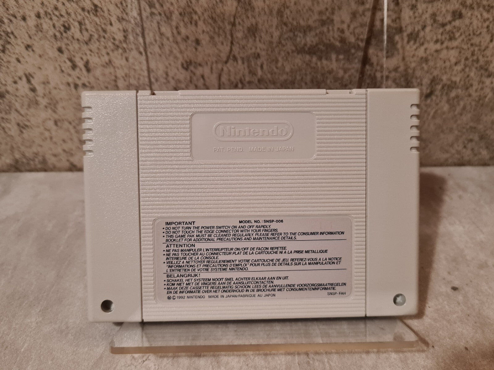 SNES Super Nintendo TinTin Le Temple Du Soleil FAH Modul
