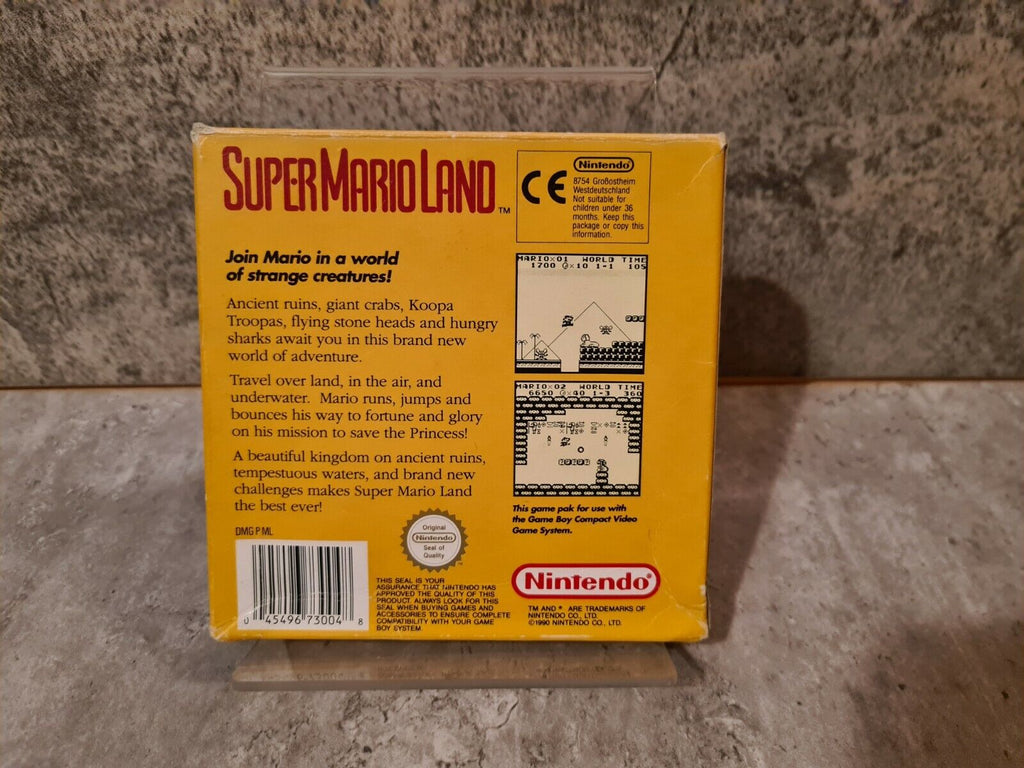 Nintendo Gameboy Super Mario Land mit OVP und Anleitung UKV - T-Retro-Games 