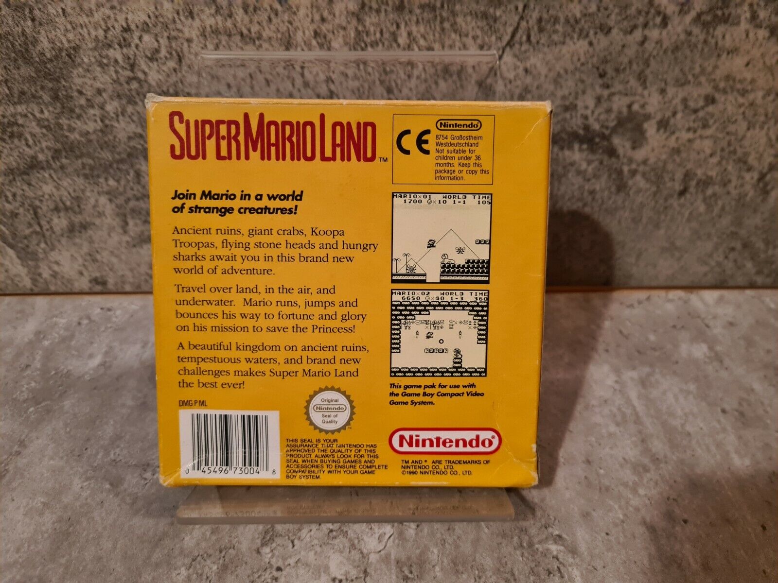 Nintendo Gameboy Super Mario Land mit OVP und Anleitung UKV - T-Retro-Games 