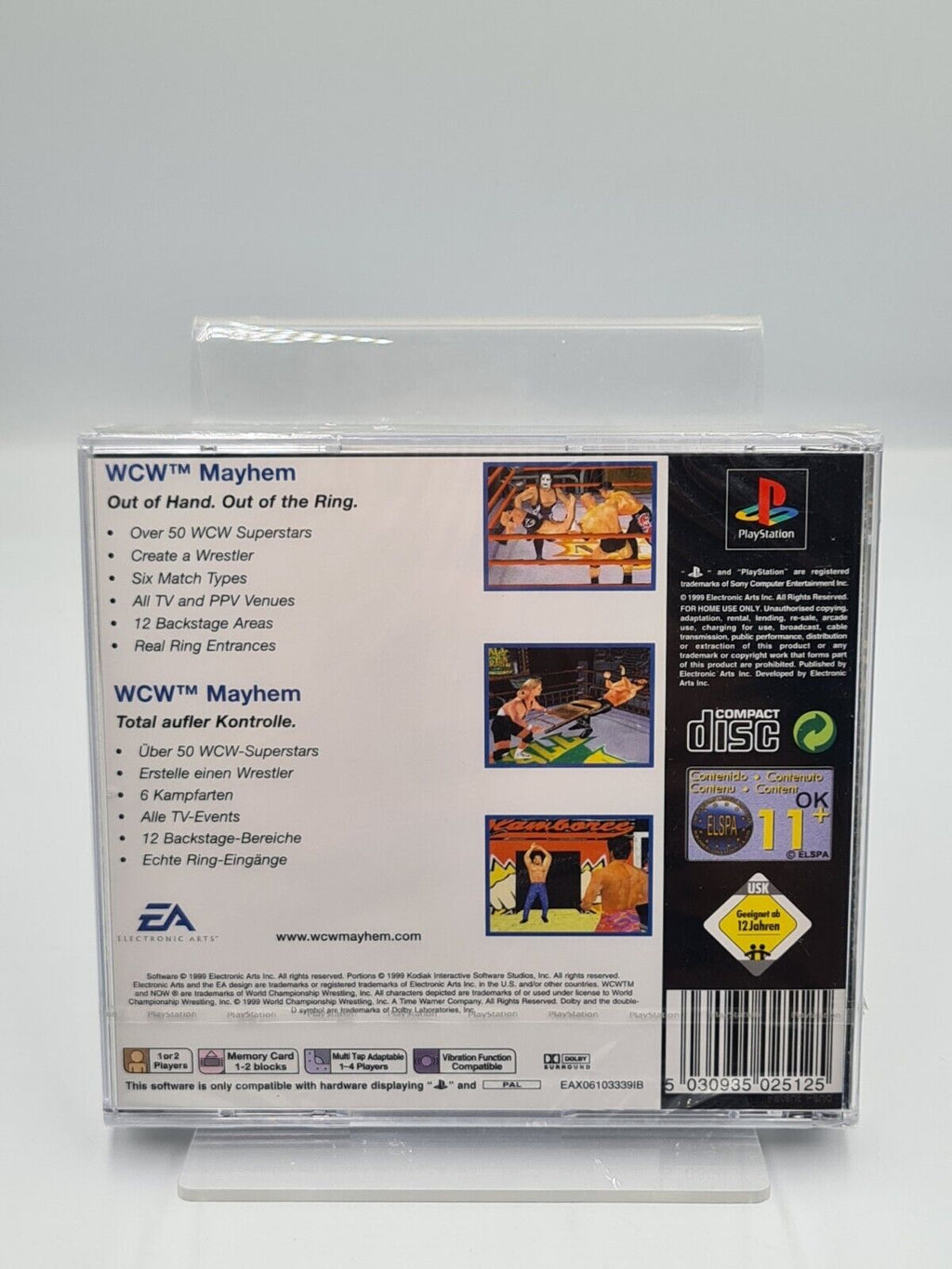PS1 Playstation 1 Spiel WCW Mayhem Sealed Neu New Multi Language - T-Retro-Games 