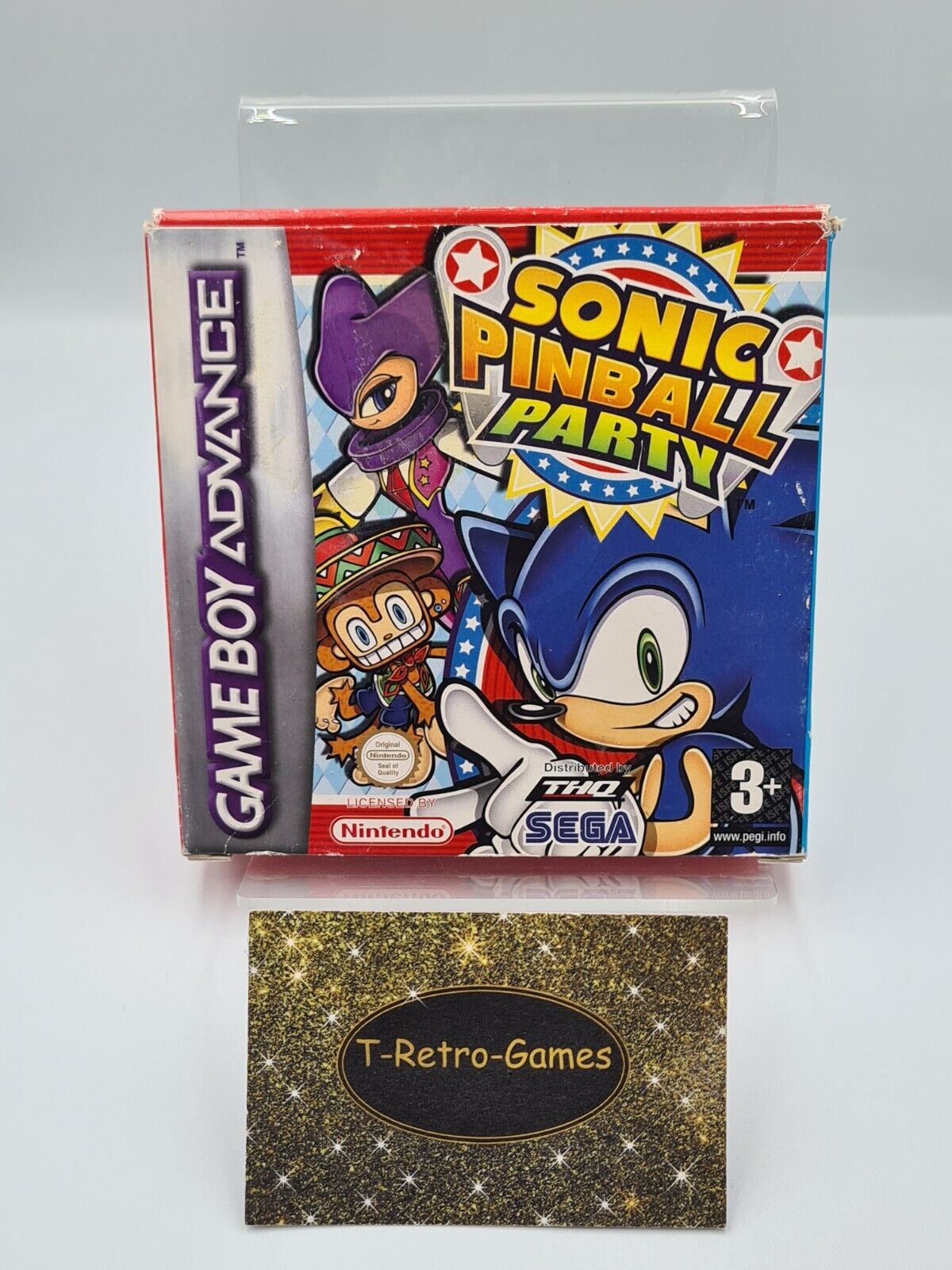 Nintendo Game Boy Advance Sonic Pinball Party mit OVP und Anleitung FAH - T-Retro-Games 