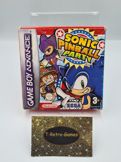 Nintendo Game Boy Advance Sonic Pinball Party mit OVP und Anleitung FAH - T-Retro-Games 