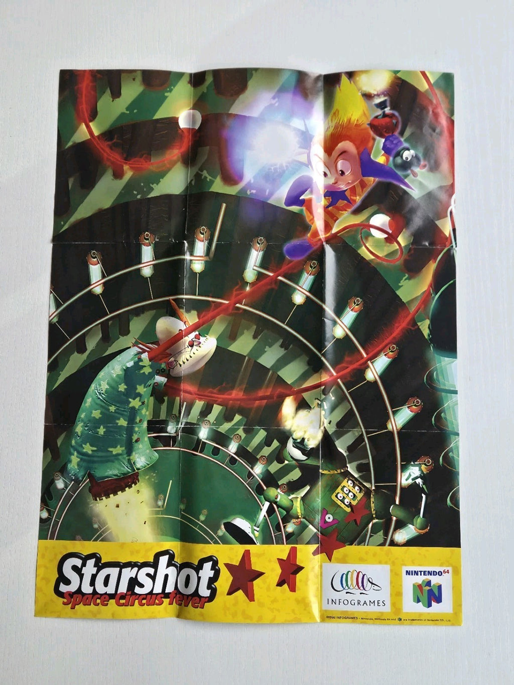 N64 Nintendo 64 V-Rally 99 Edition Poster Reklame Flyer Insert EUR