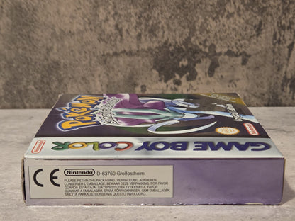 Nintendo Game Boy Color Pokemon Kristall Edition mit OVP und Anleitung NOE