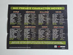 N64 Nintendo 64 Bio Freaks Character Moves Poster Reklame Flyer Insert USA