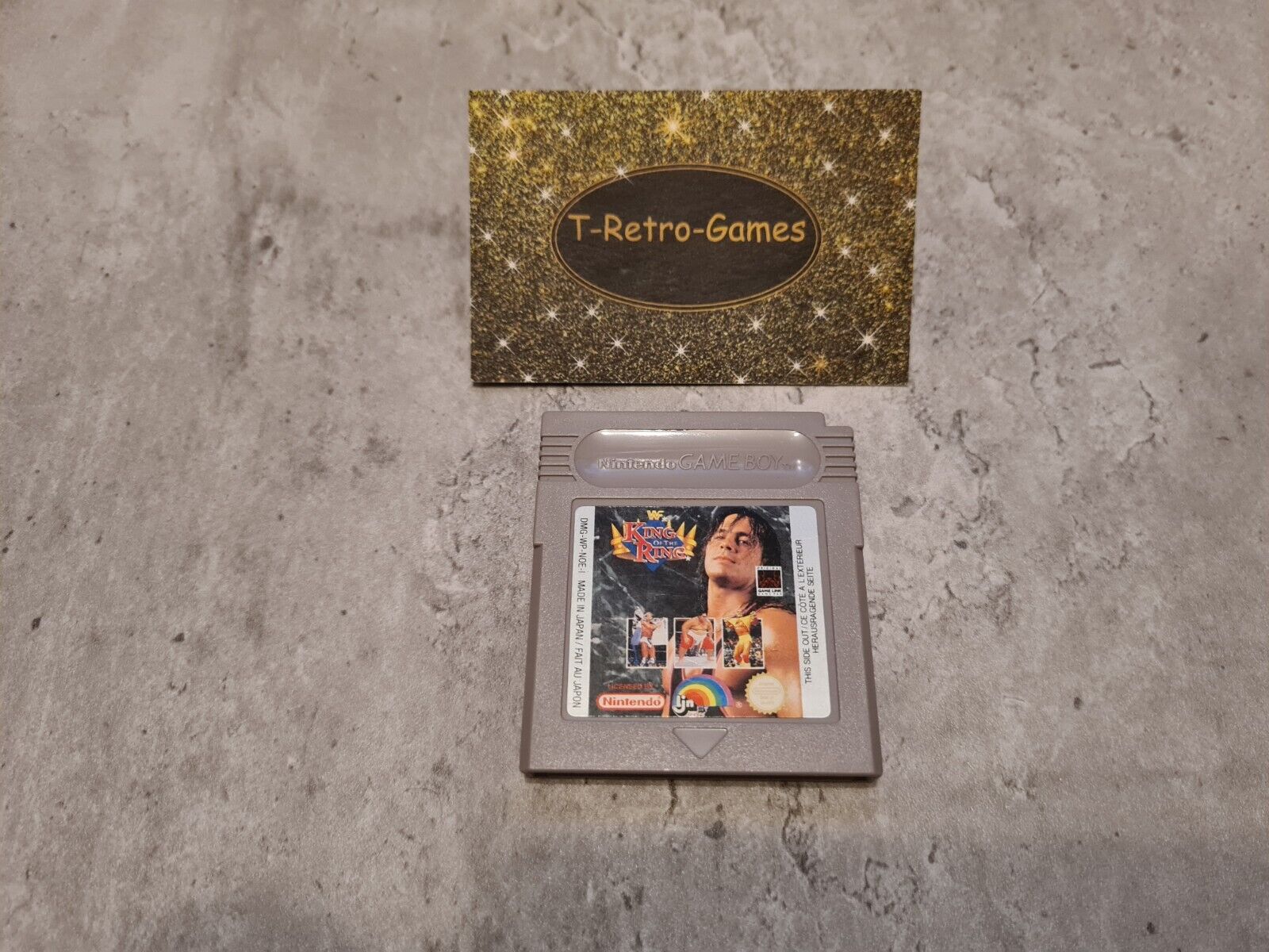 Nintendo Gameboy Classic Spiel WWF King of The Ring Modul NOE - T-Retro-Games 