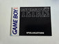 Nintendo Game Boy Classic Tetris Spielanleitung Instruction Booklet FRG