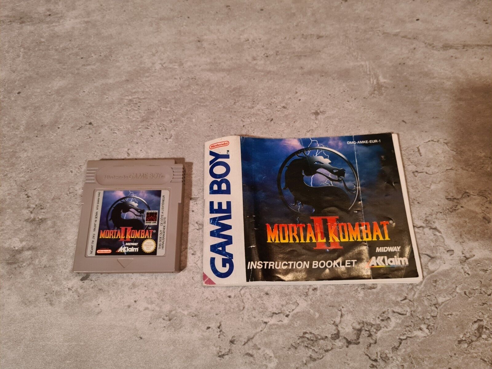 Nintendo Game Boy Mortal Kombat II mit OVP und Anleitung EUR - T-Retro-Games 