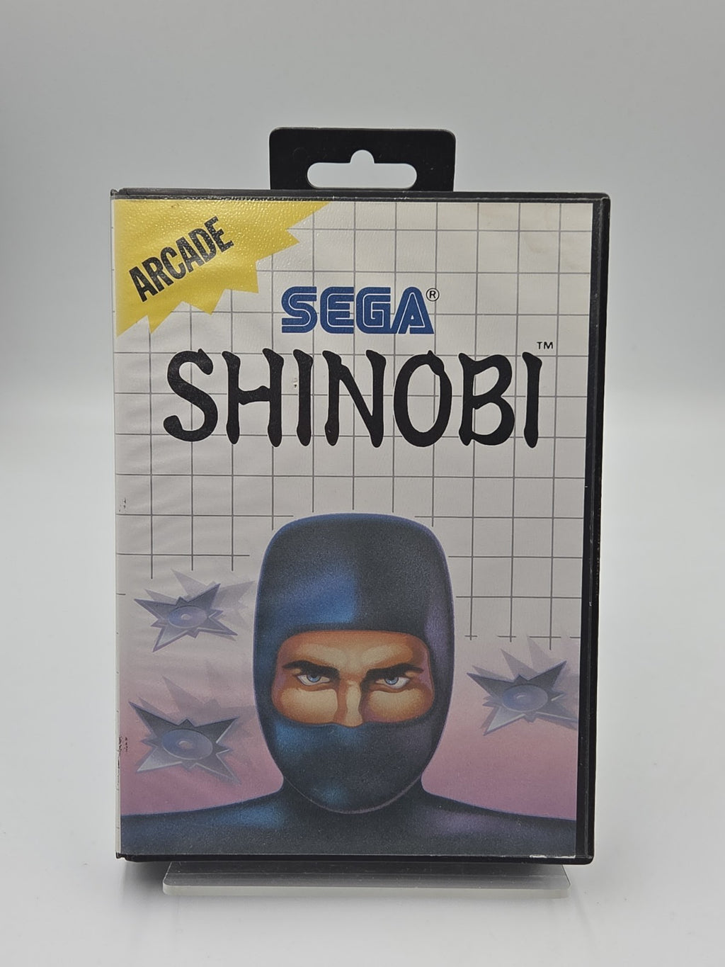 Sega Master System Spiel Shinobi mit OVP und Anleitung Multi Language 
