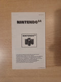 N64 Nintendo 64 Consumer Information Spielanleitung Instruction Booklet EUR-3