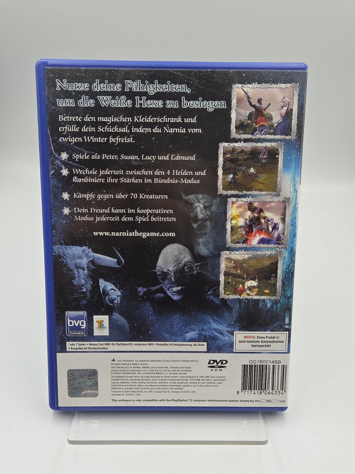 PS2 Playstation 2 Spiel Die Chroniken von Narnia mit OVP und Anleitung Deutsch
