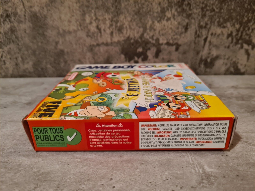 Nintendo Game Boy Color Game & Watch Gallery 3 mit OVP und Anleitung EUR - T-Retro-Games 