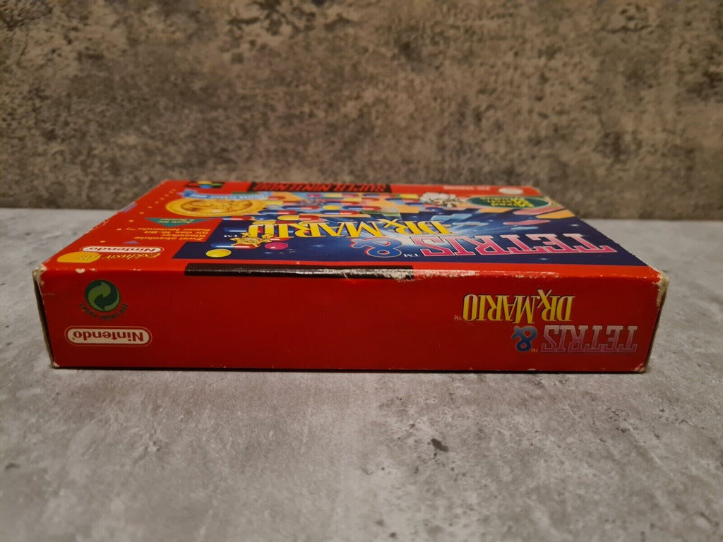 SNES Super Nintendo Tetris & Dr. Mario mit OVP und Anleitung NOE - T-Retro-Games 