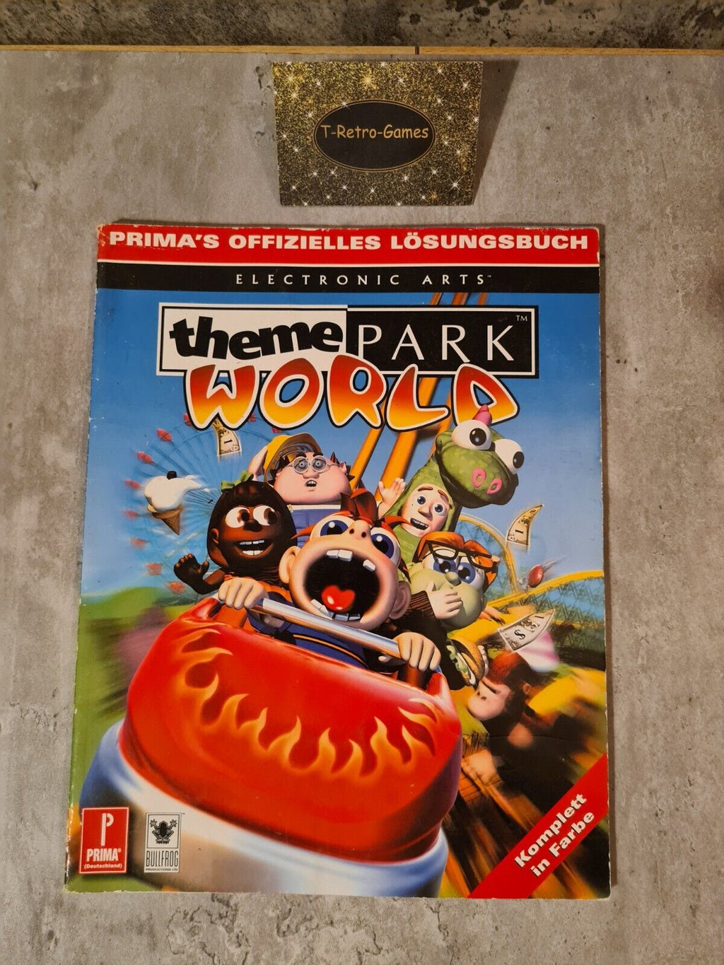Prima Theme Park World Offizielles Lösungsbuch Deutsch - T-Retro-Games 