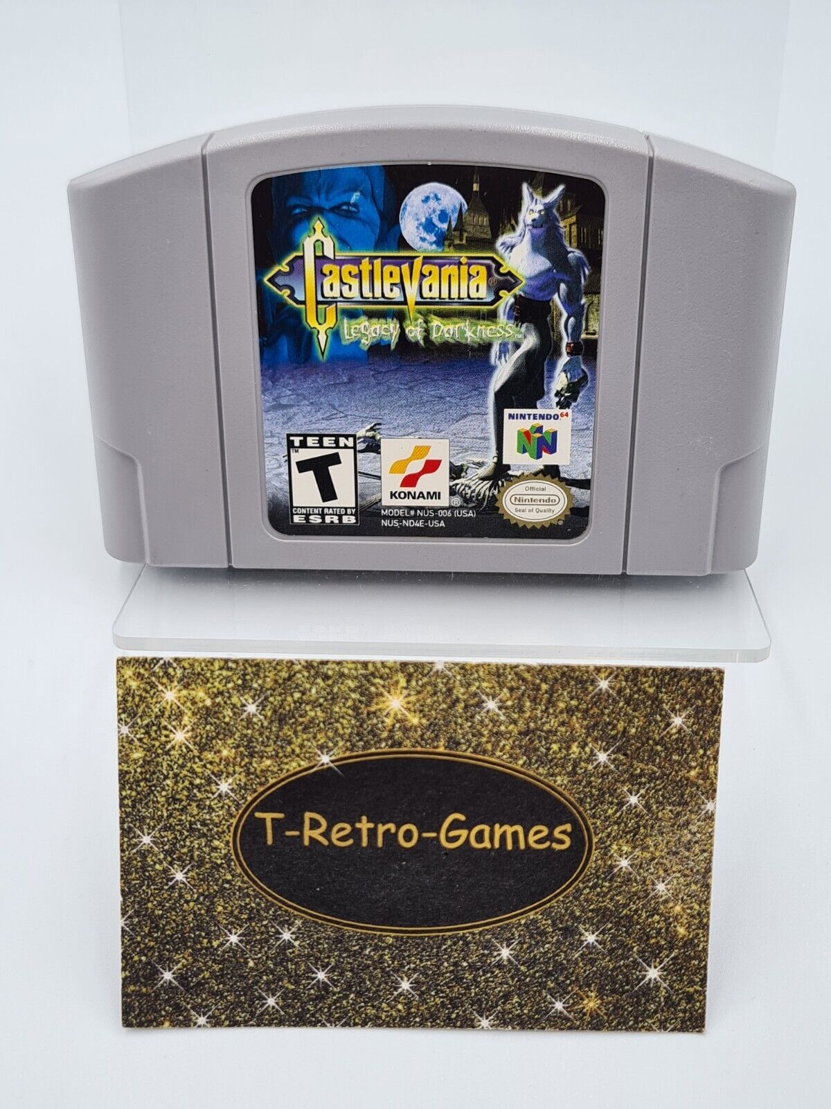 N64 Nintendo 64 Castlevania Legacy of Darkness USA NTSC Modul - T-Retro-Games 